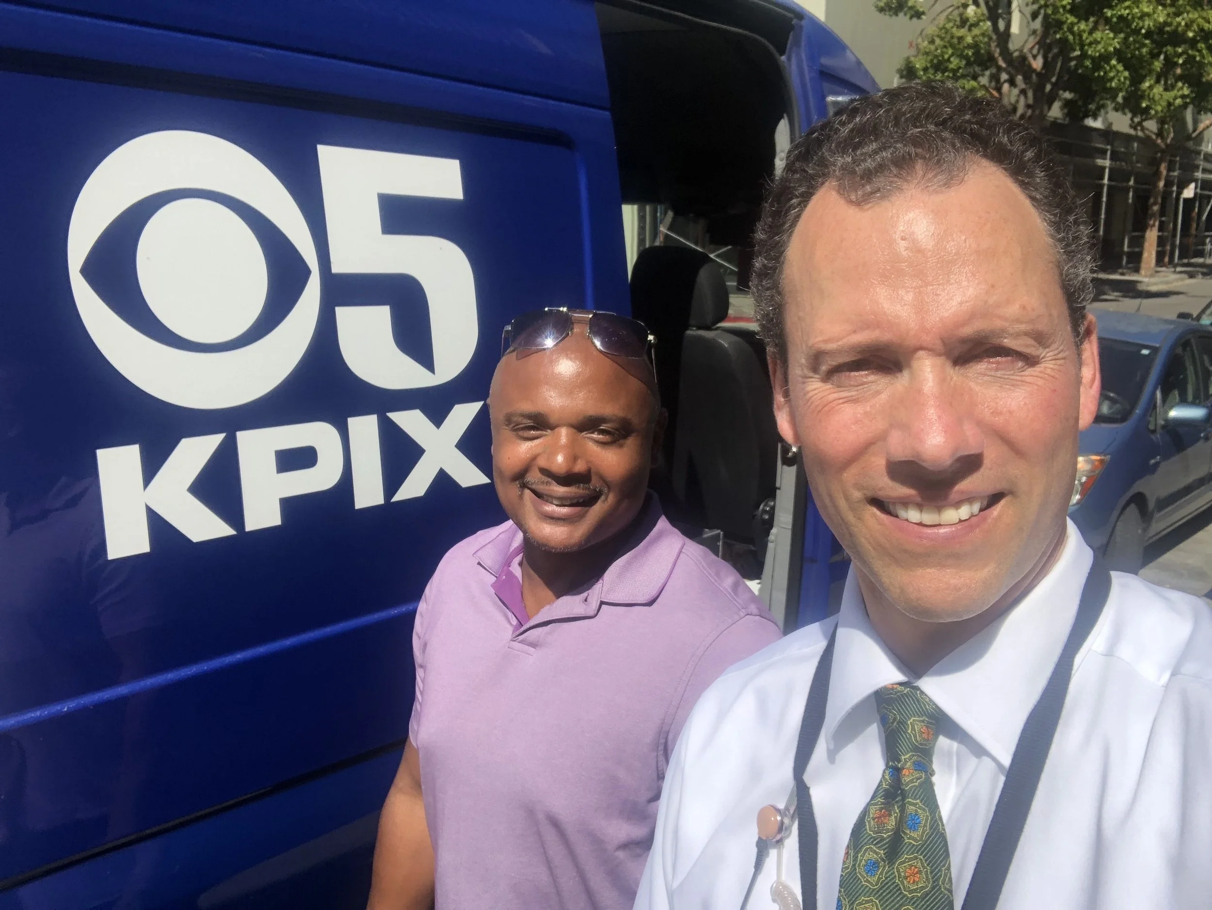Former Oakland Police Officer Andrew Mallory accompanied me as an armed guard for today's story.