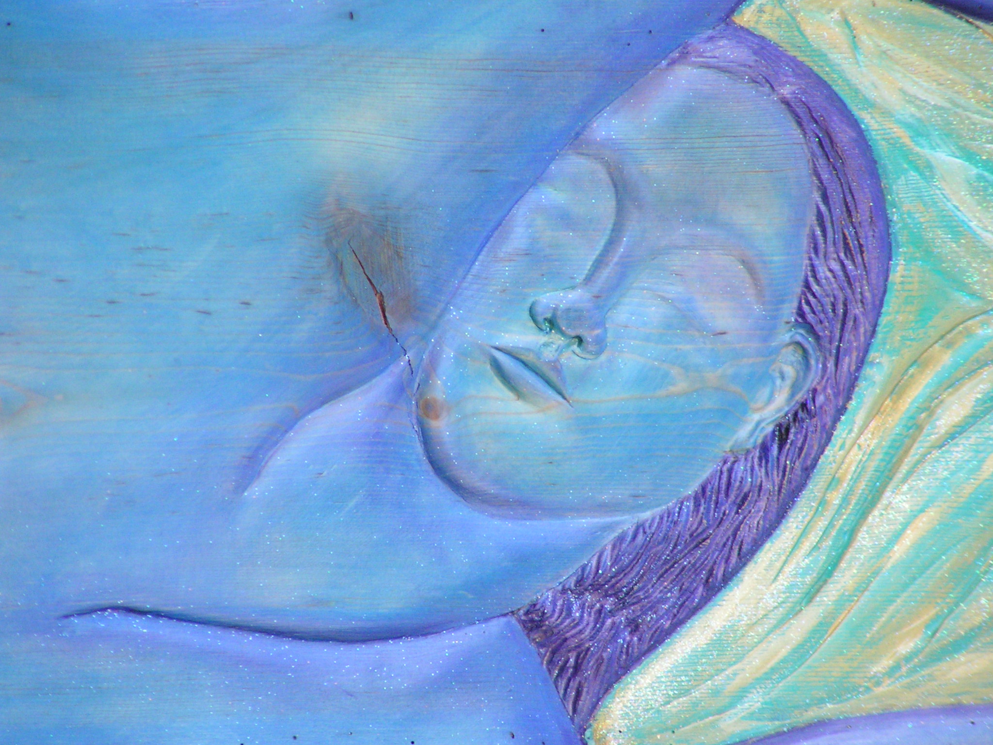 Sculpture-Blue Lady detail.JPG