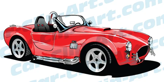 AC Cobra 427 Vector Clip Art