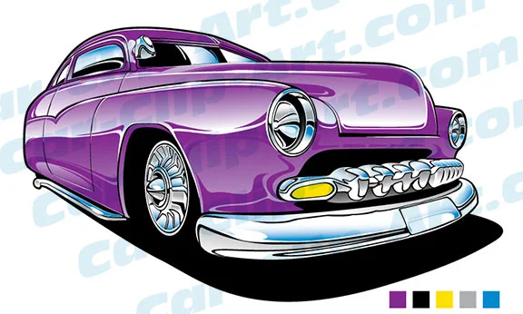 Kustom 50 Mercury Vector Art