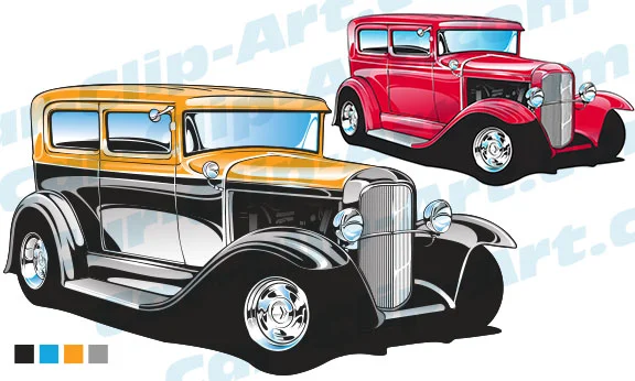 Vector Hot Rod Clip Art for Your Next Project