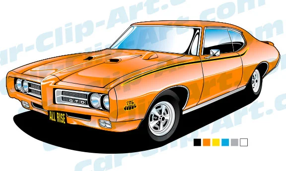 Pontiac GTO Judge Vector Art