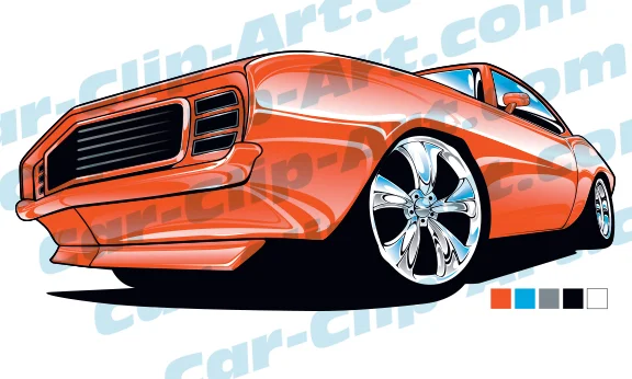 1969 Camaro RS Vector Art