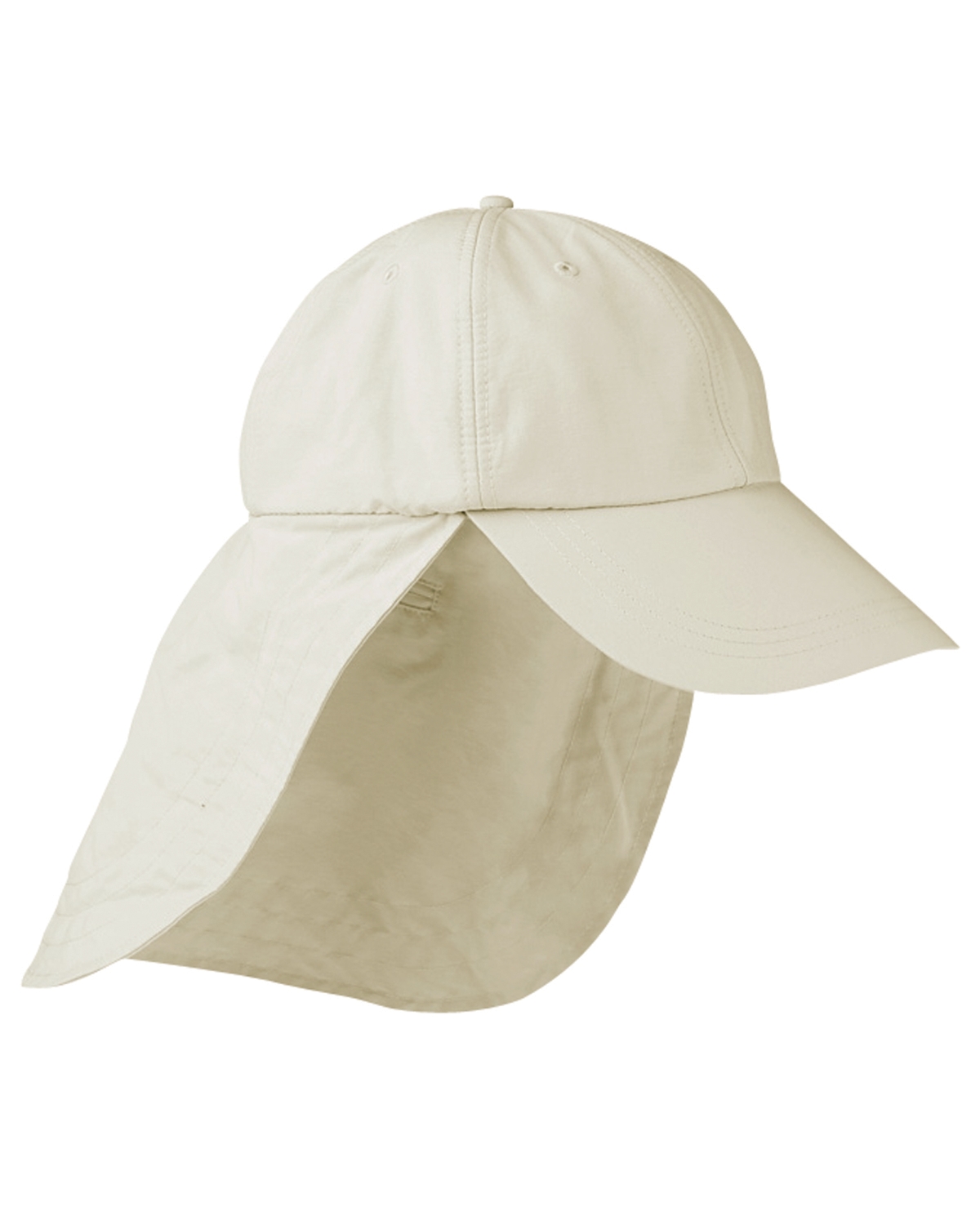 Adams Extreme Outdoor  Sun-Block Cap Hat w/ Neck Cape & Clip Cord 4" Bill 