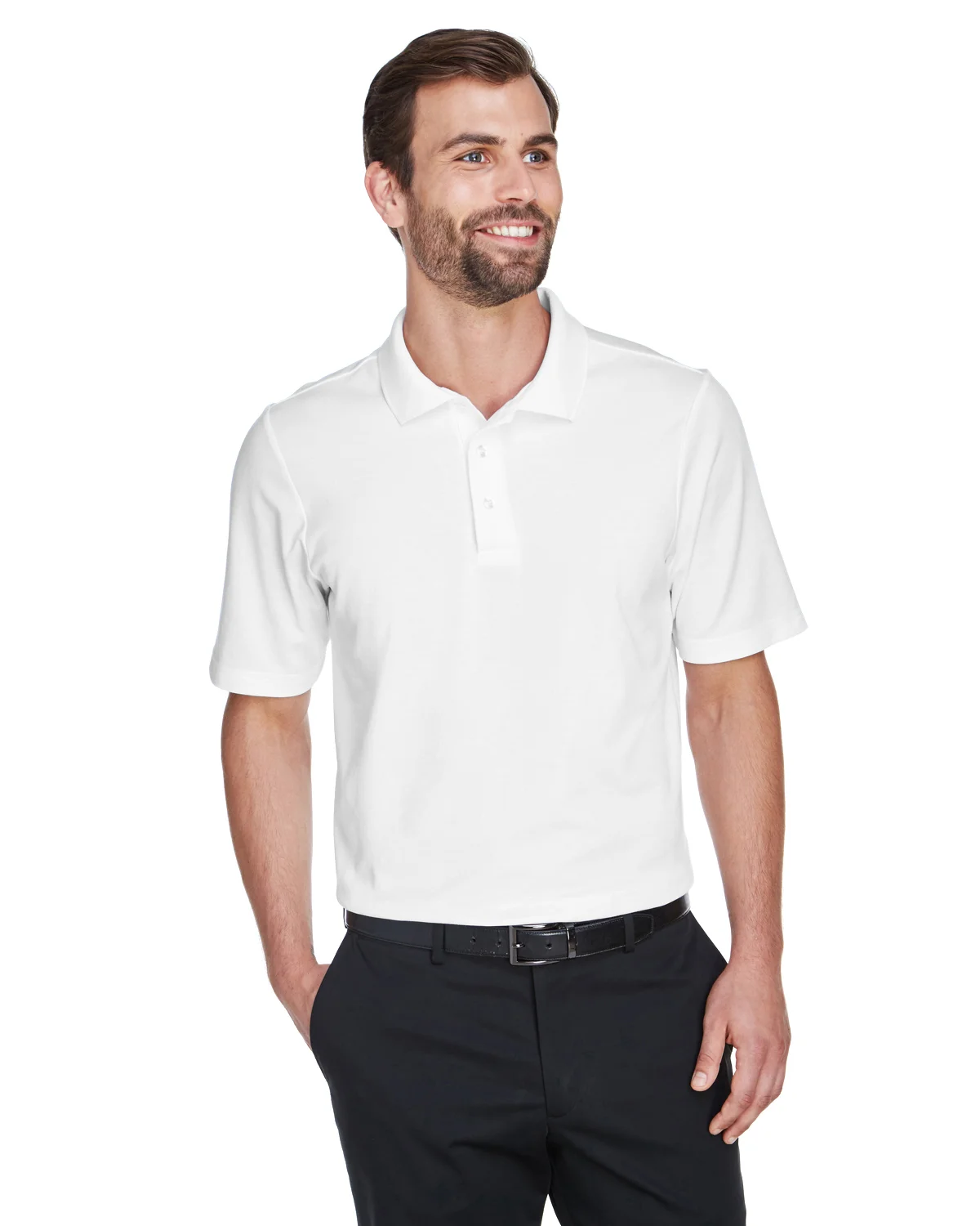 Devon &amp; Jones CrownLux Performance Men's Plaited Polo