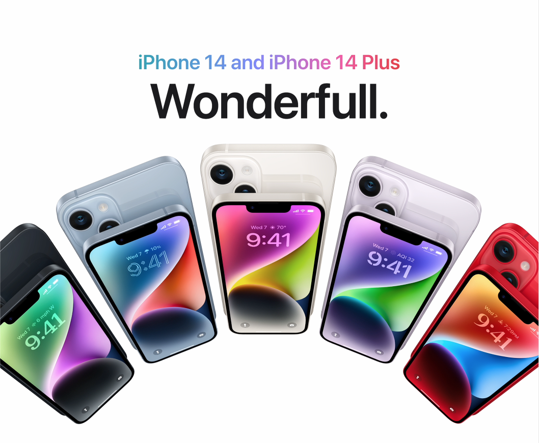 iPhone 14 launch website