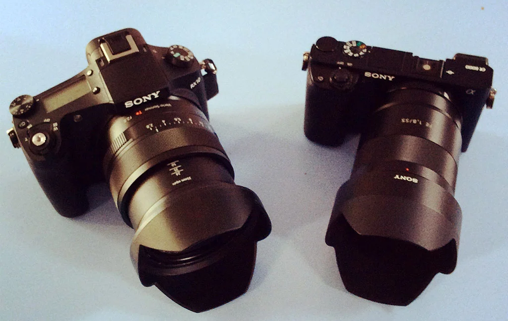 Sony Cyber-shot DSC-RX10 - Sony Alpha A6000 Sony FE 55mm F1.8 ZA Carl Zeiss Sonnar T* Lens