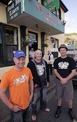 Tristan, Wayne and John The Bush Inn 150 year Anniversary