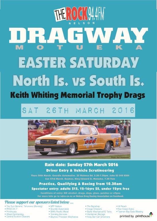 North vs south keith whiting memorail drags