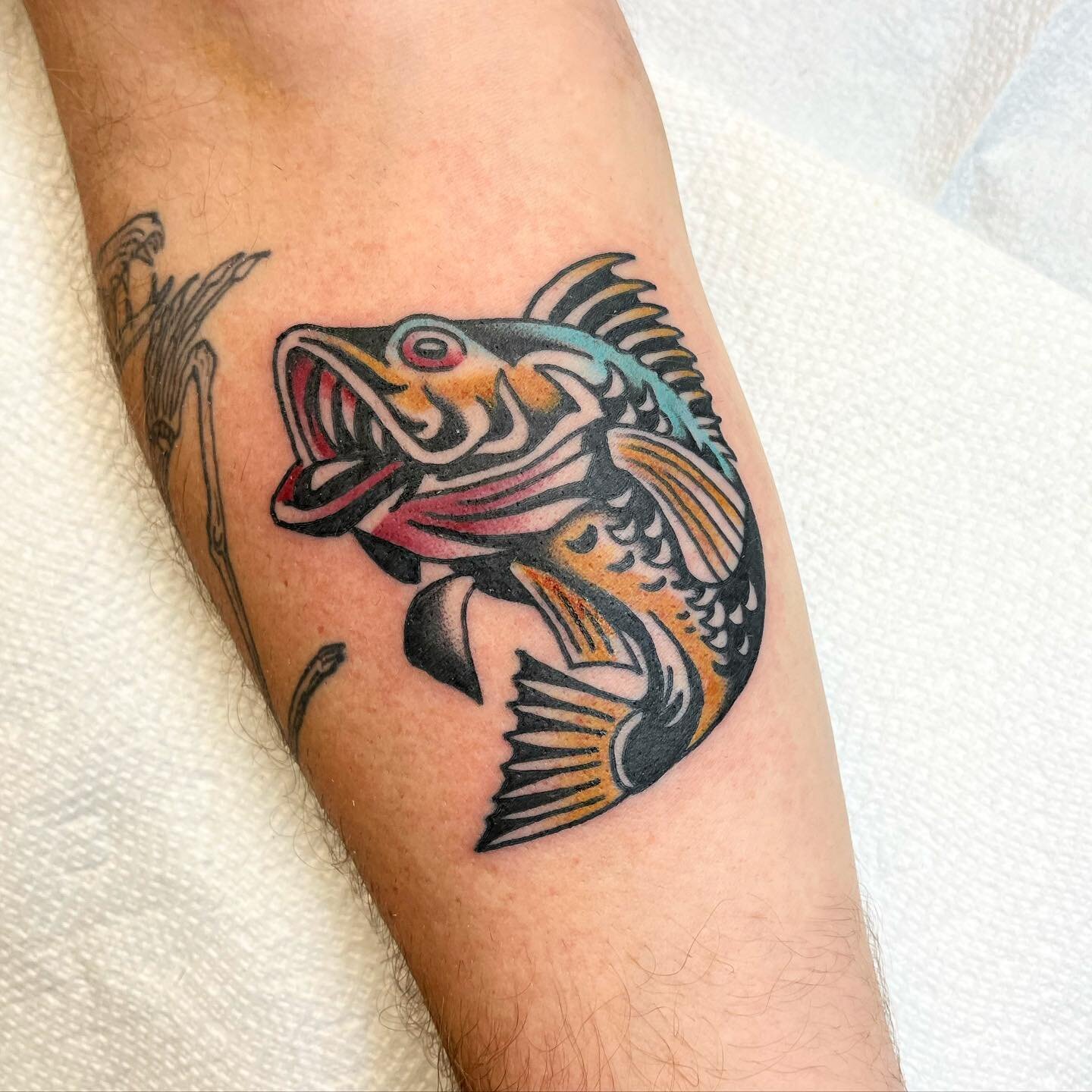 75 Bass Tattoo Designs For Men  SeaFairing Ink Ideas  Tattoo designs  men Bass fishing tattoo Tattoos for guys