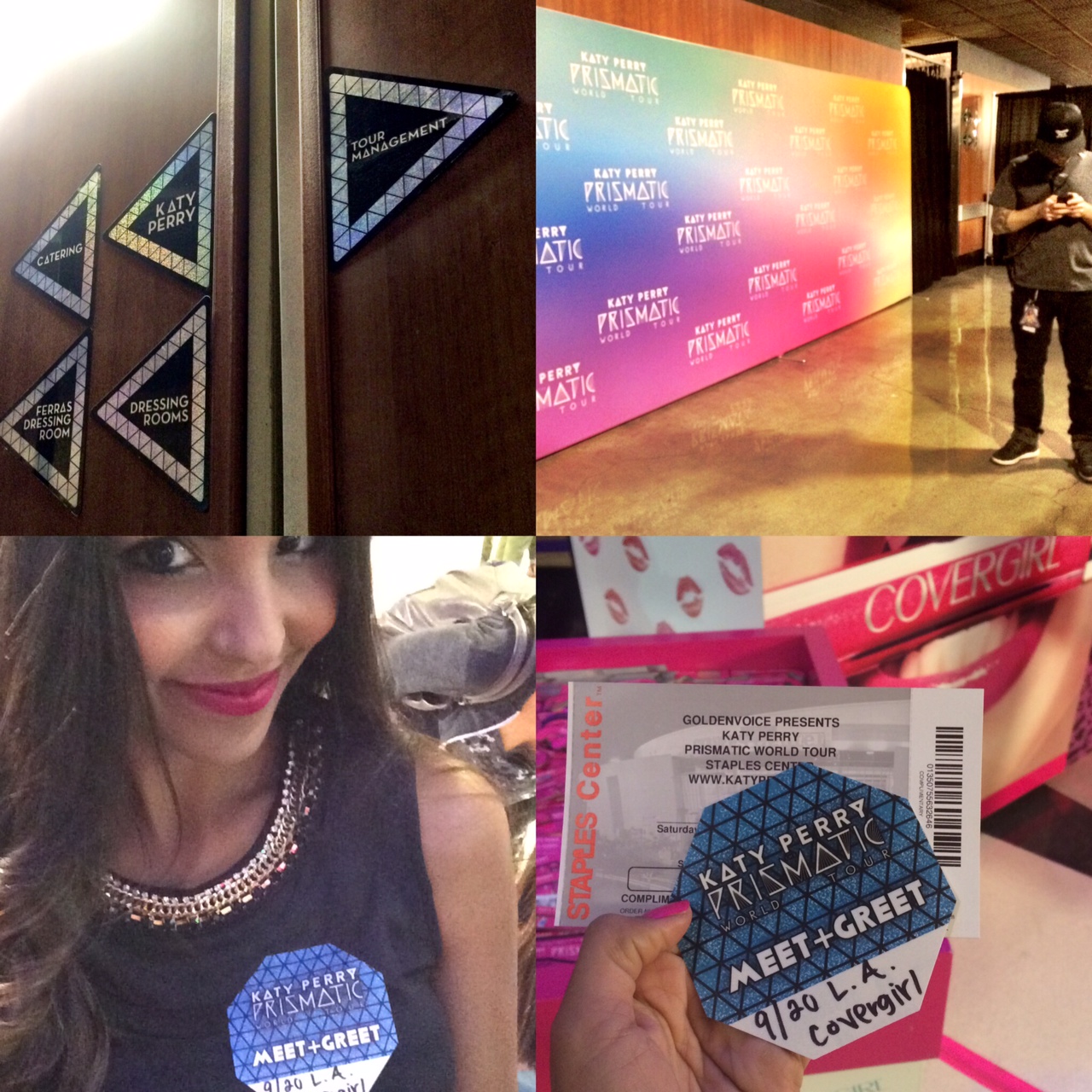 Lista para el Meet and Greet con Katy.