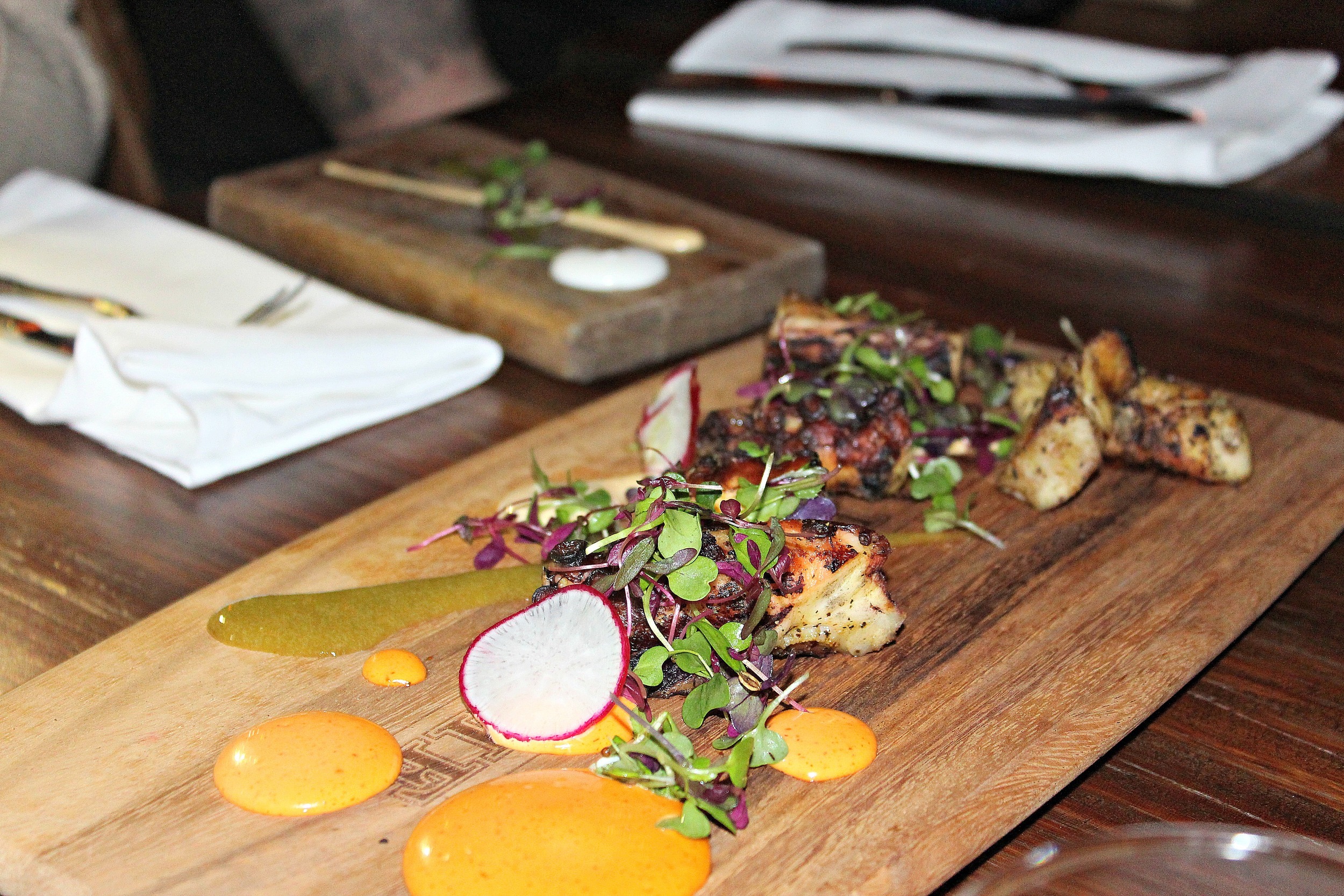 Grilled Octopus with a hint of Chipotle Aioli goodness