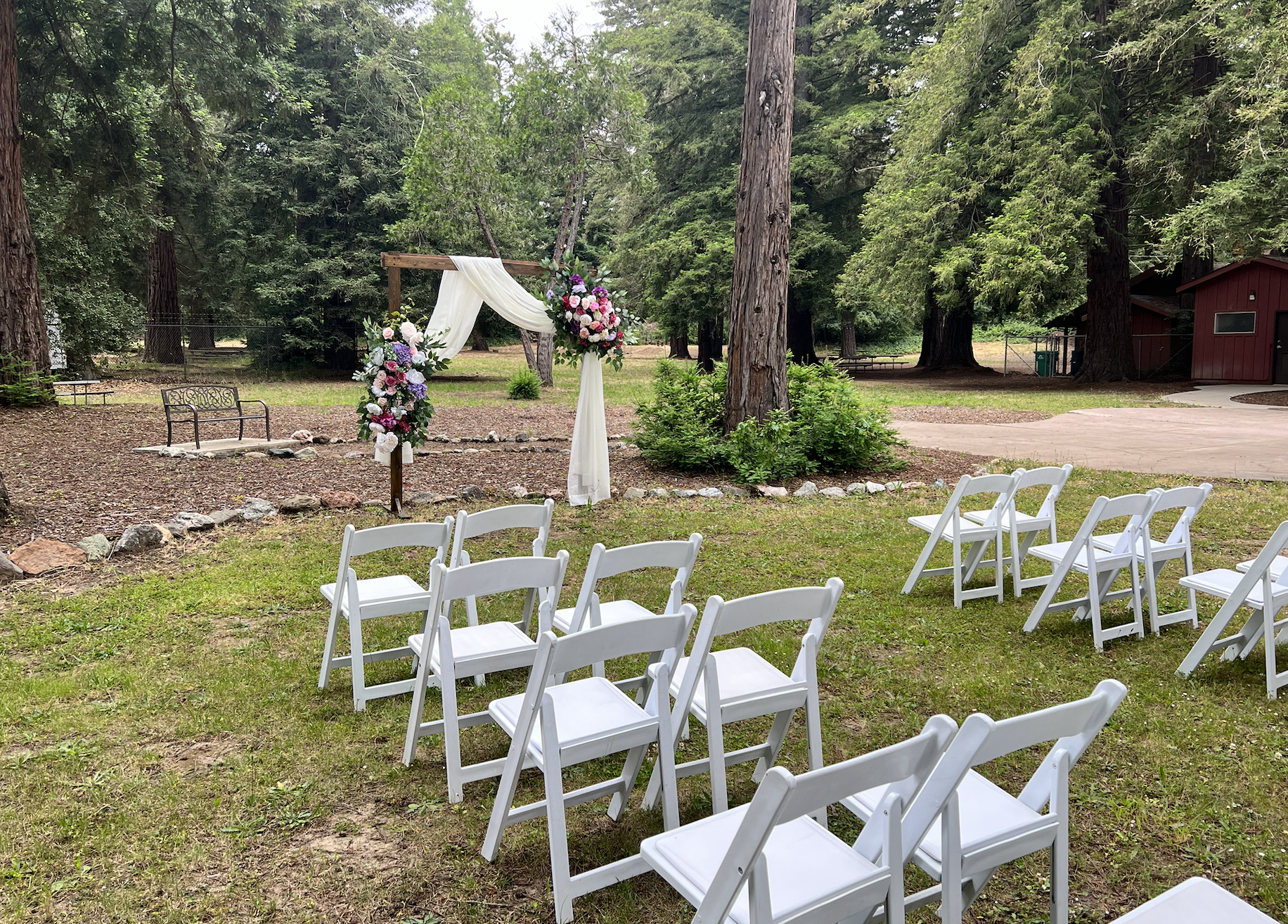 Outdoor Wedding in the Redwoods