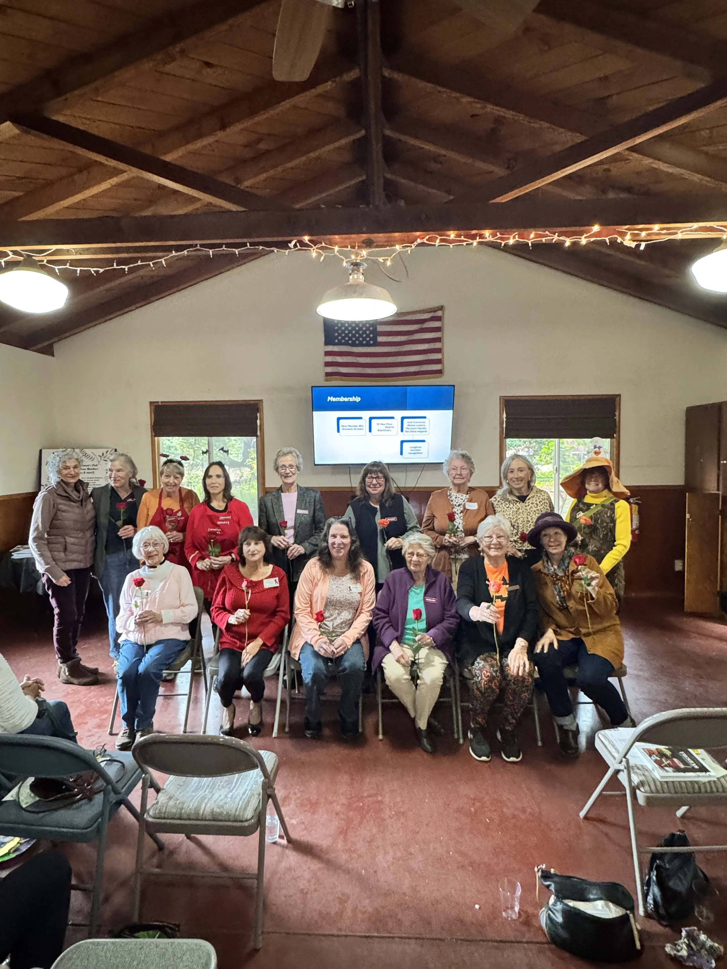 Long-Term Members Recognized with Roses