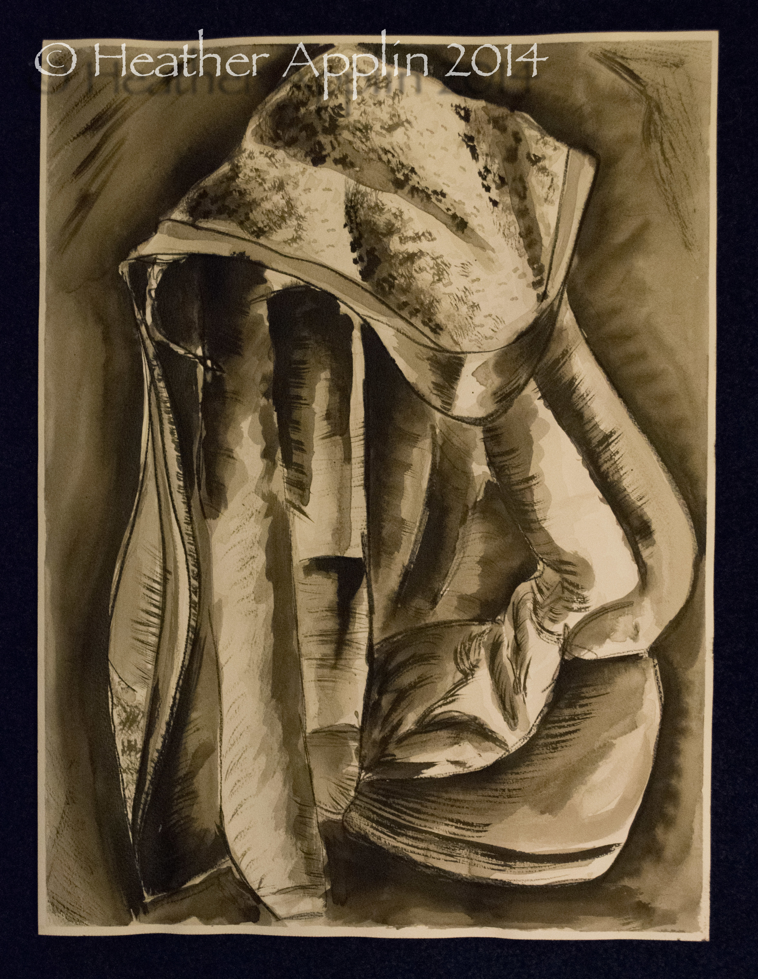Jacket 1, ink, 15x19.5 inch, 2009