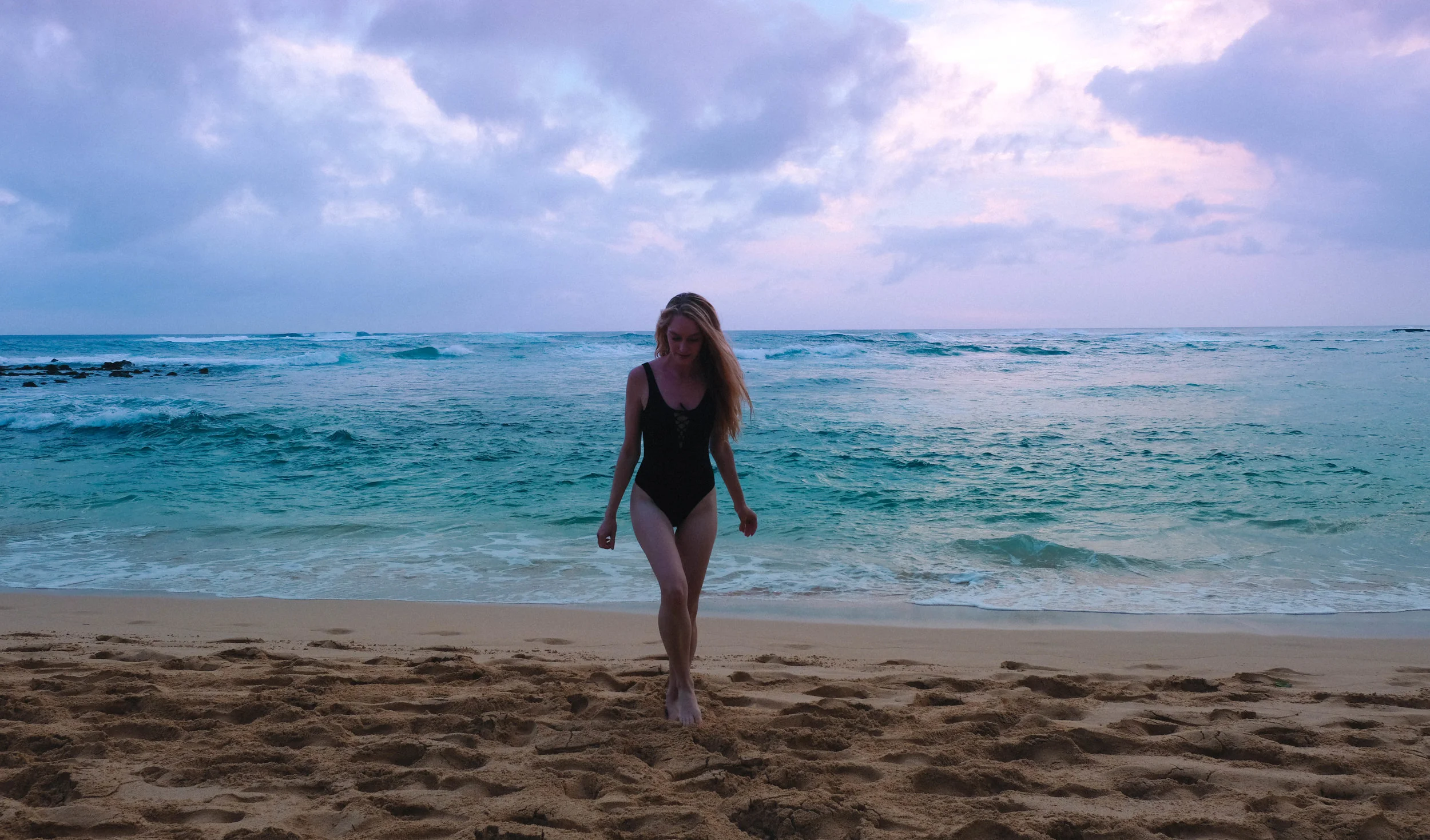Beach Sunset - Walking (1 of 1).jpg