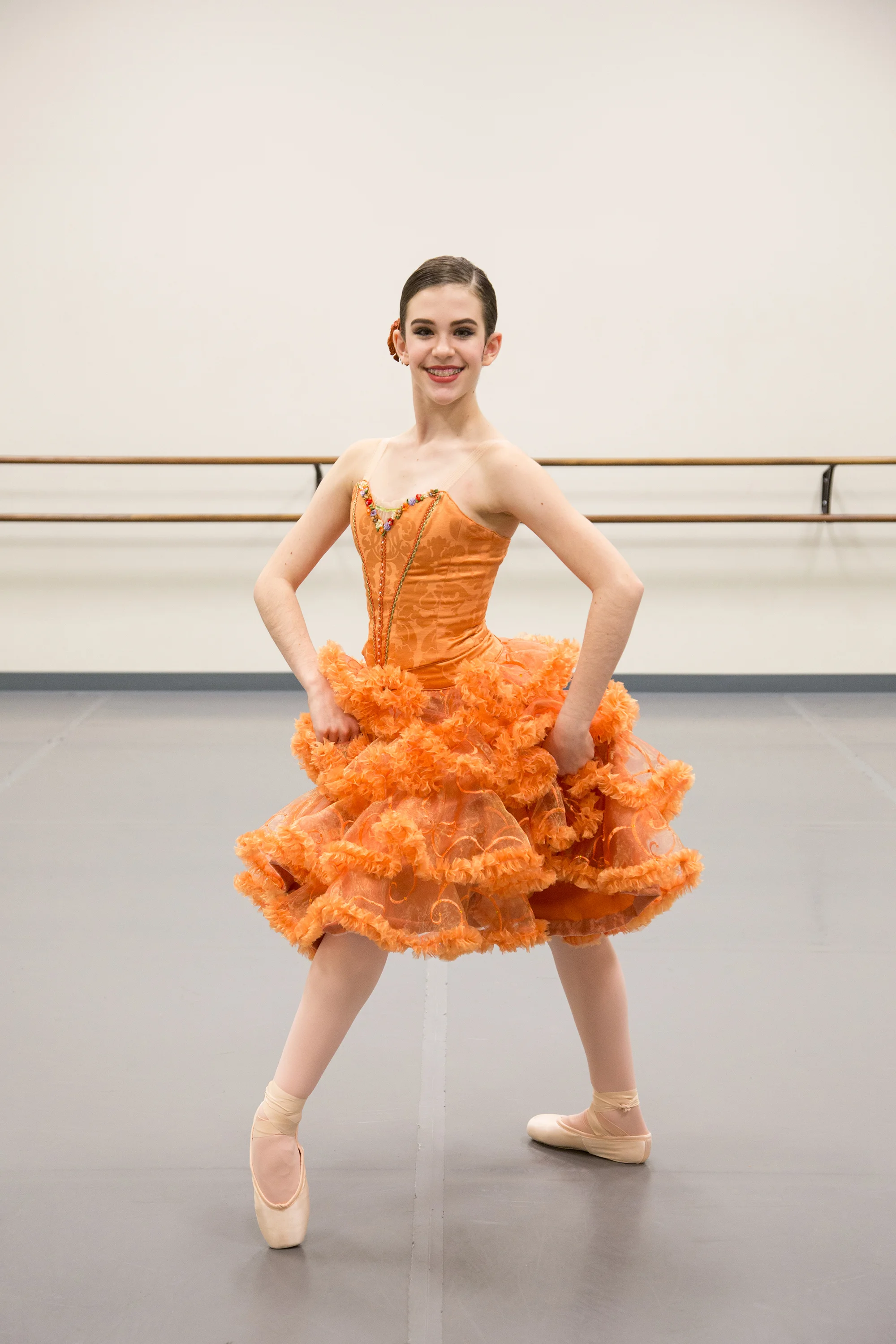 Madison Russo in the completed Kitri Costume.
