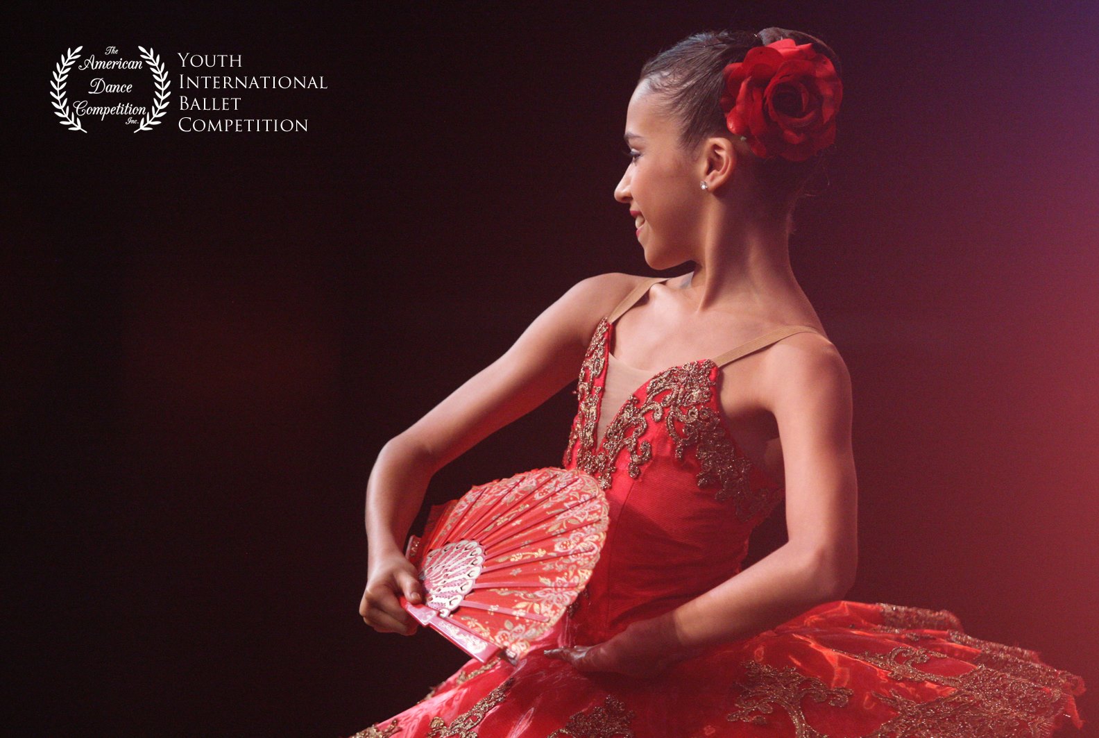 Ballet East Student Nicole Alfaro performing Kitri from Don Quixote at American Dance Competition.