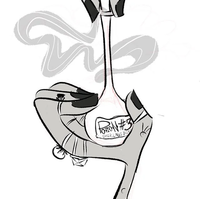 Witches cottage #2... #inktober #inktober2019 #witchtober #doodle #illustration #digitalink #digitaldoodle #digitalillustration #potionbottles #potion