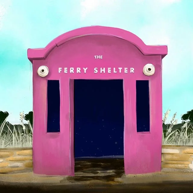 Loving the account @accidentallywesanderson with the ya know not leaving the house thang... so decided to do a lunch doodle of one of their amazing photos. #wesanderson #doodle #illustration #digitalillustration #digitaldrawing #digitalpainting #pain