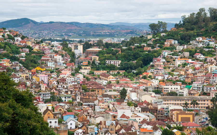 Up-hill.
