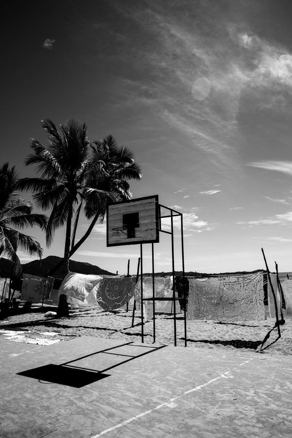 Beach Basketball.