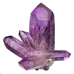AMETHYST: Various hues of purple colors, amethyst is known through history as the “Stone of Fire” and was once nearly as popular and esteemed as the diamond. Amethyst’s properties and elements make it a “sobering” stone, good for warding off overindulgence, not only of substances, but also of negative energy that we sometimes feed off of out of habit. It has been known throughout religious history to attain a connection to the Divine. Amethyst stimulates the Third Eye Chakra, enhancing psychic abilities and intuition. It is also a wonderful talisman for any creative pursuit, as it clears the energy from underneath our psyche which can be full of doubt at times, and paves out some space from which we can allow our deepest desires and passions to come forth. We often use amethyst in POUND pieces because we love the color and find powerful roots in its detoxifying nature. 