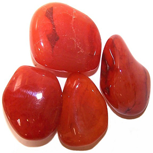 CARNELIAN: This stone CAPTIVATES like the brilliance of a sunset and the fire in a sunrise. It also reminds us of a change in the near future with the colors often resembling the changing of autumn leaves. Carnelian coloring varies from light, gentle orange-ish pink to rusty reds and auburns. Its’ name is derived from a Latin word meaning “flesh.” and has been associated with the “fertile menstrual blood of the goddess Isis”, and is traditionally worn to enhance love, passion and desire in any loving relationship, but especially those that may require some rekindling. It is also known for it’s ability to assist timid speakers be bold and eloquent; often referred to as the “Singer’s Stone”, igniting the fire inside of us to use our inner voices to project our deepest gifts to the world. We first discovered using carnelian during the creation of our POUND pendulums and have fallen in love with the variety of orange-hued colors it arrives in, re-igniting an inner flame in all of us to keep the creativity alive and flowing.