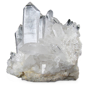 CRYSTAL QUARTZ: Crystal quartz can appear in almost any color and can also be stained with titanium to give it a rainbow-hue. This stone is of the most abundant on Earth. Throughout history, these crystals have been utilized by spiritual masters from around the world as a source of “light” and “healing.” They are known to vibrate at the same level of their owner, allowing whatever healing the owner is focused on to come through. They are like a port to a higher knowing and healing that the owner is ready to receive or manifest. Whatever you are moving towards in your life, crystal quartz stones will help you get there. Crystal quartz can be used in so many of our POUND pieces to make them bolder, stronger and more vibrant. We love the raw nature that they often display and are so happy we have access to share with all of you. 