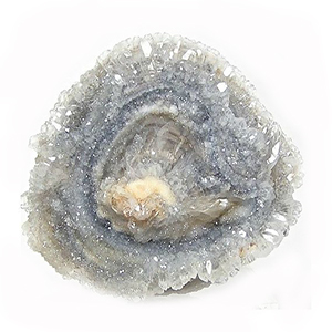 DRUZY QUARTZ: Druzy crystals are arranged in clusters and seen as a matrix of tiny crystals forming a unique “whole’ and appear in a large array of colors. They are good for offering solutions to problems within groups and allowing a bonding or cohesiveness to take place. Light and happiness are brought into the environment with Druzy crystals. They are empowering stones as well as elements that assist in spiritual and light-work, helping to clarify the mind and one’s surroundings during meditation or any form of inner-work. The matrix format these crystals grow in remind us that we are so much stronger together. It takes all 3 of us at POUND to make this process work and we could not do it alone. 