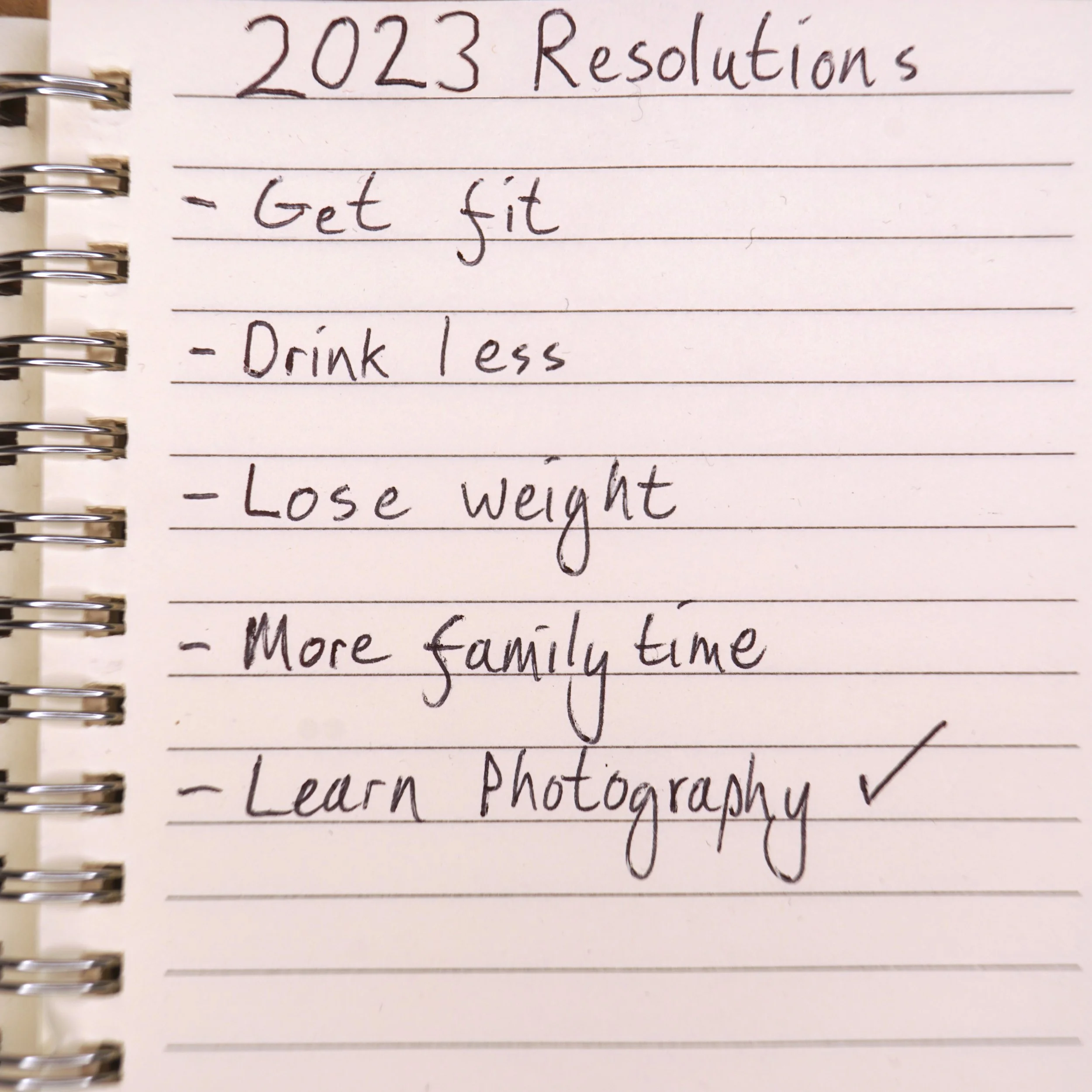 New Years Resolutions 2023