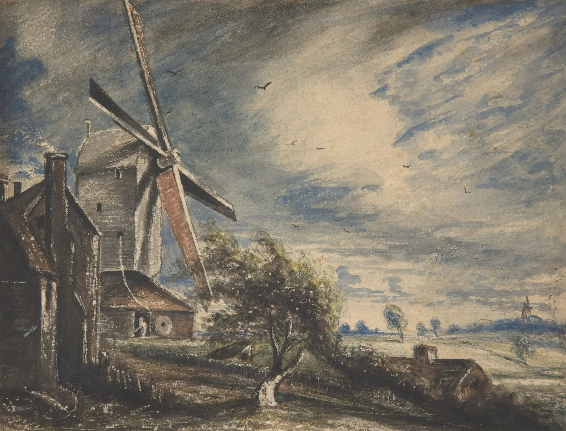 A Mill Near Colchester (1833) John Constable (English, 1776-1837).jpg