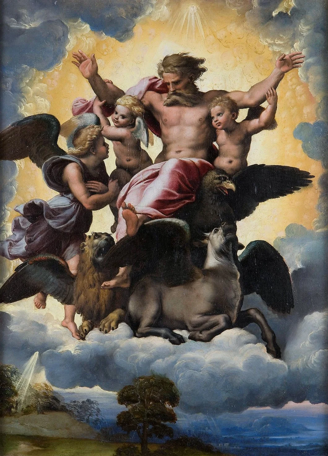 Ezekiel’s Vision (1517-1518) Raphael (Italian, 1483-1520).jpg