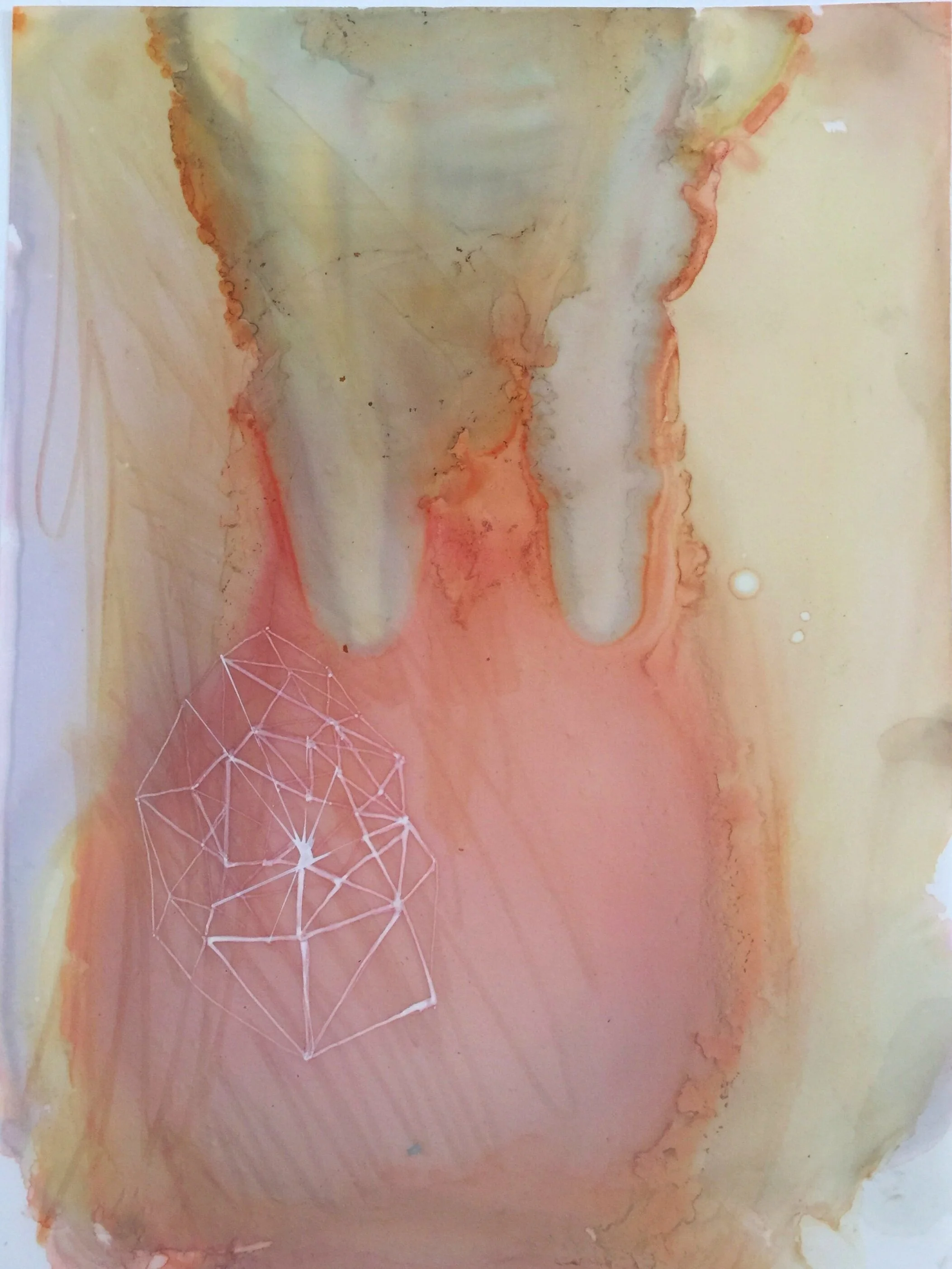 Noyers Study, Pink.  2022