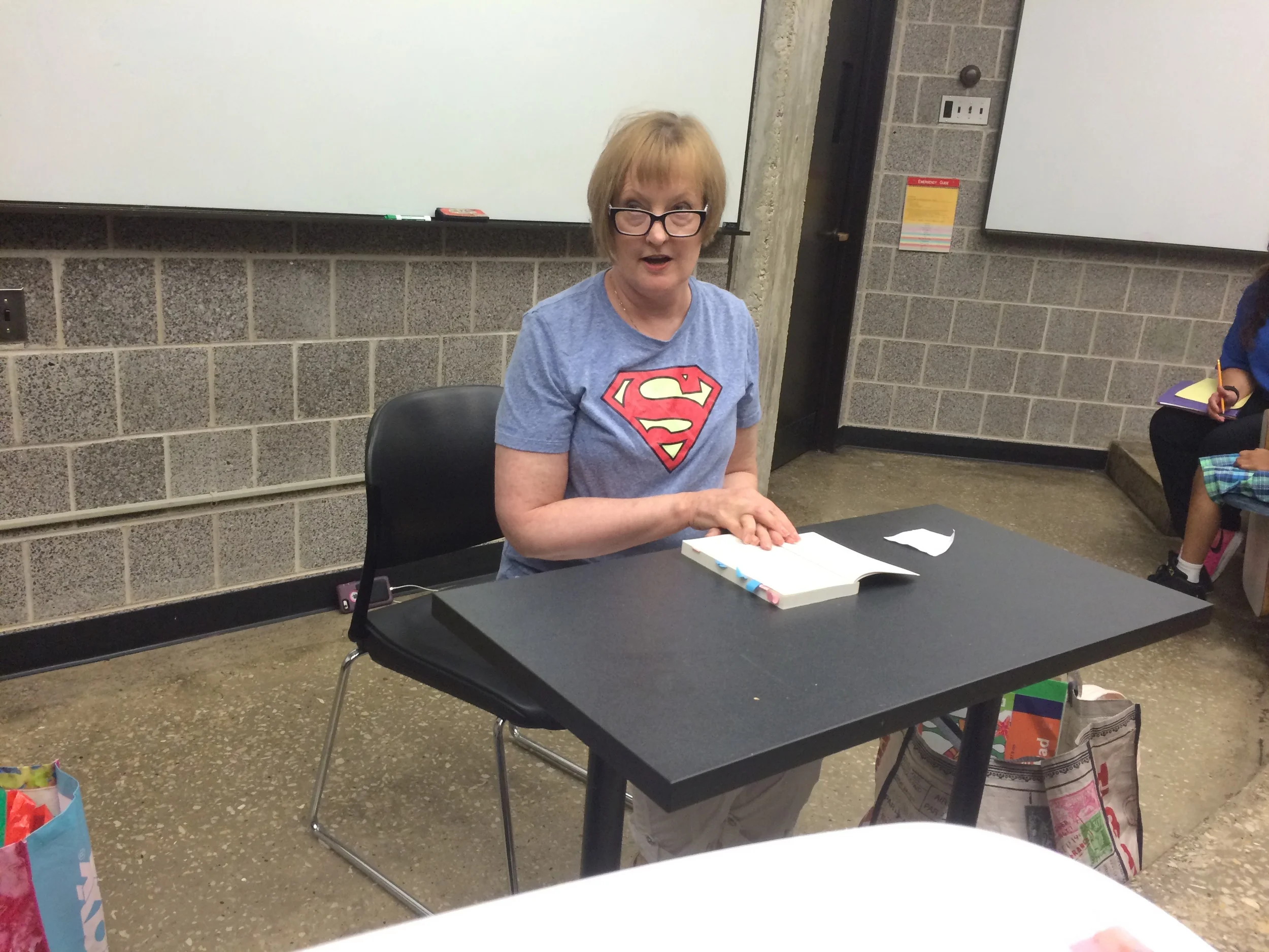Reading "Maxzyne Meets the Mannequins" at UIC