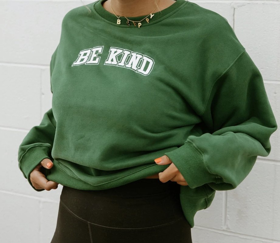 ‘be kind’ sweater