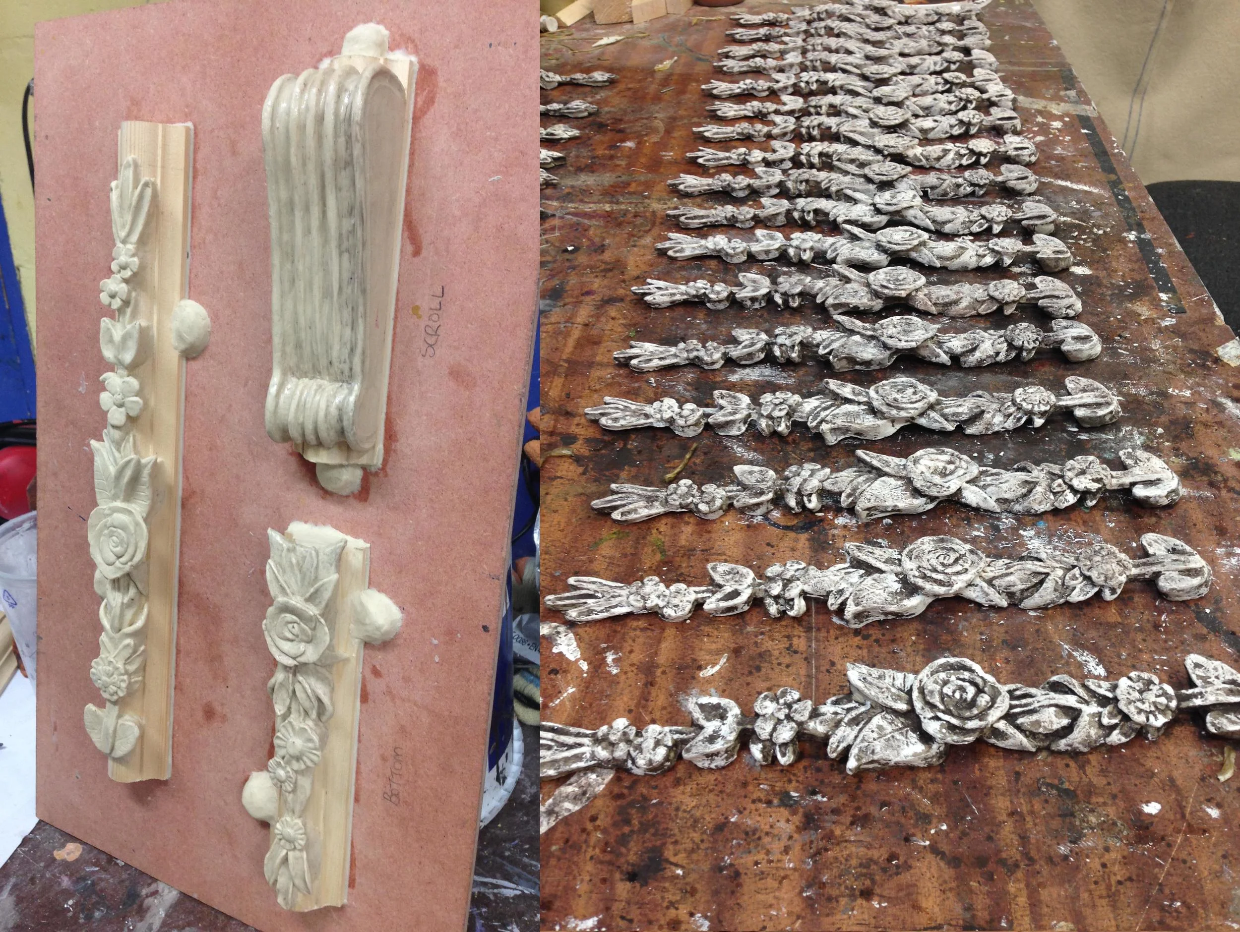 Cornice mouldings for 'Arcadia'