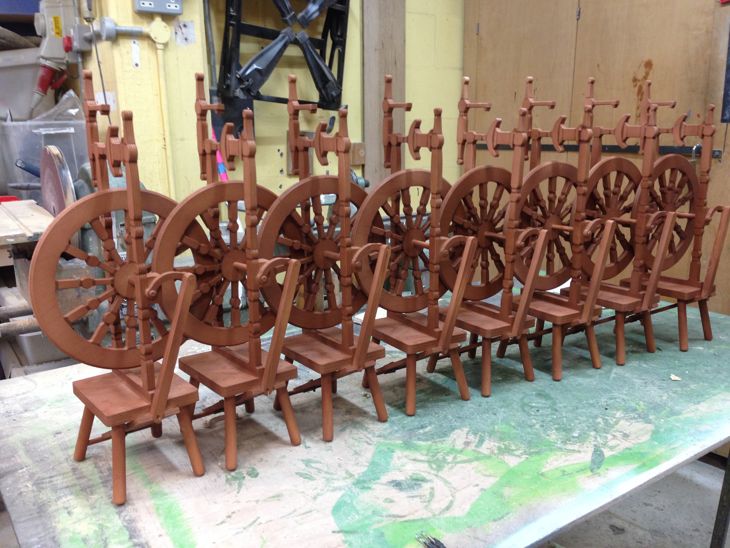 'Sleeping Beauty' panto spinning wheels