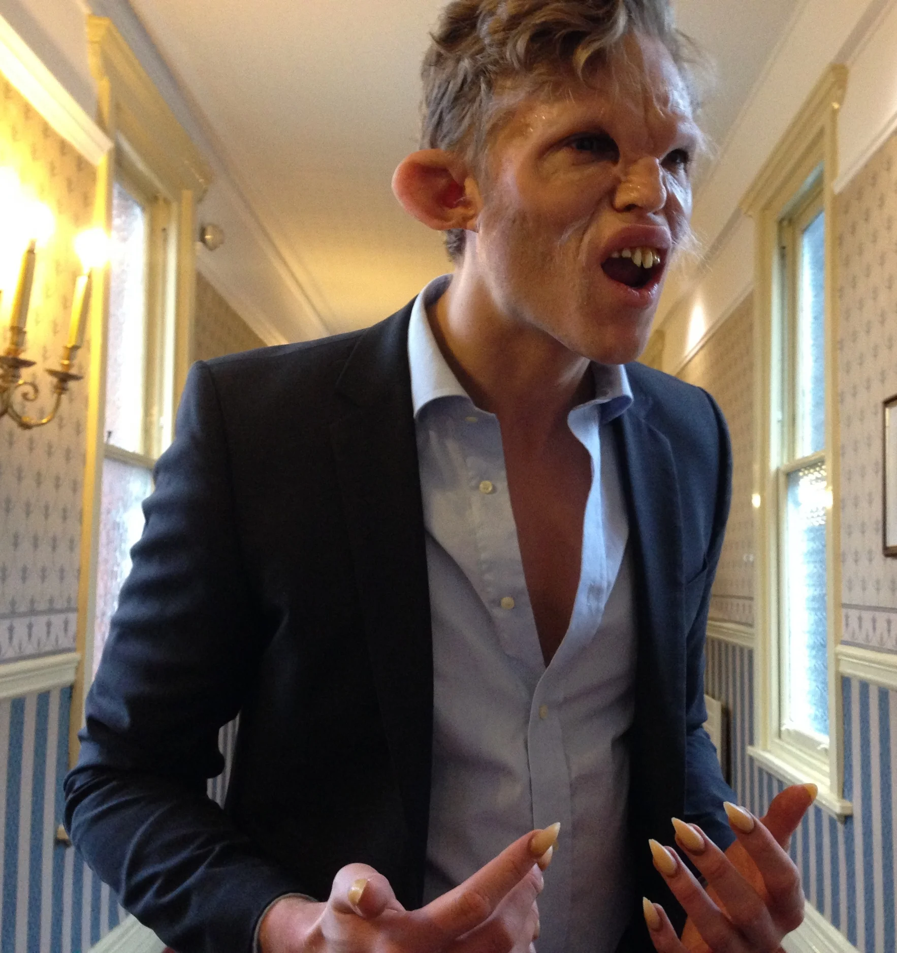 Rat prosthetic makeup for 'Rodentia'