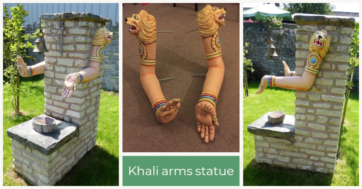 Khali arms statue
