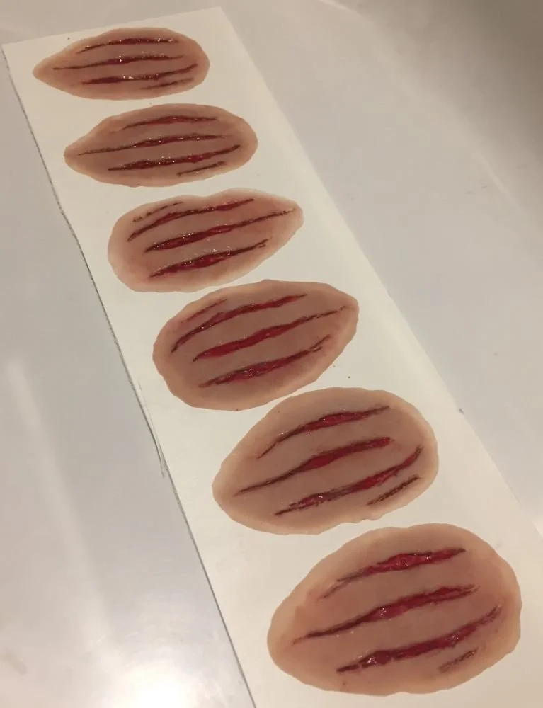 Reusable scratch prosthetics for Nottingham Playhouse production of 'Holes'