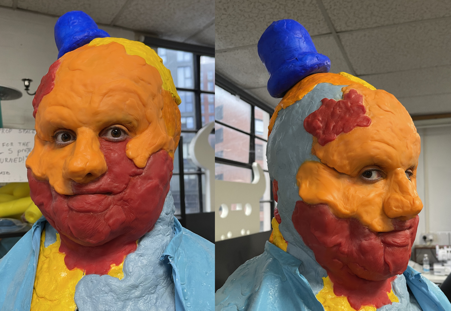 Play Doh prosthetics for Stupendium Youtube video 'Dough Ray Me'