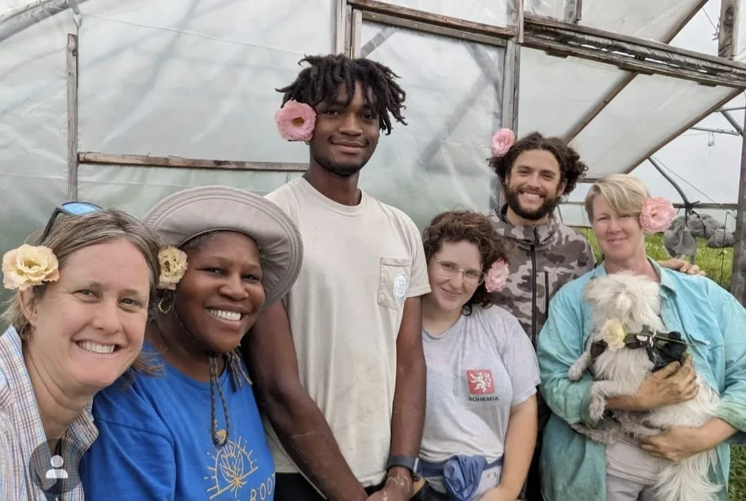 2022 staff with flower accessories.JPG