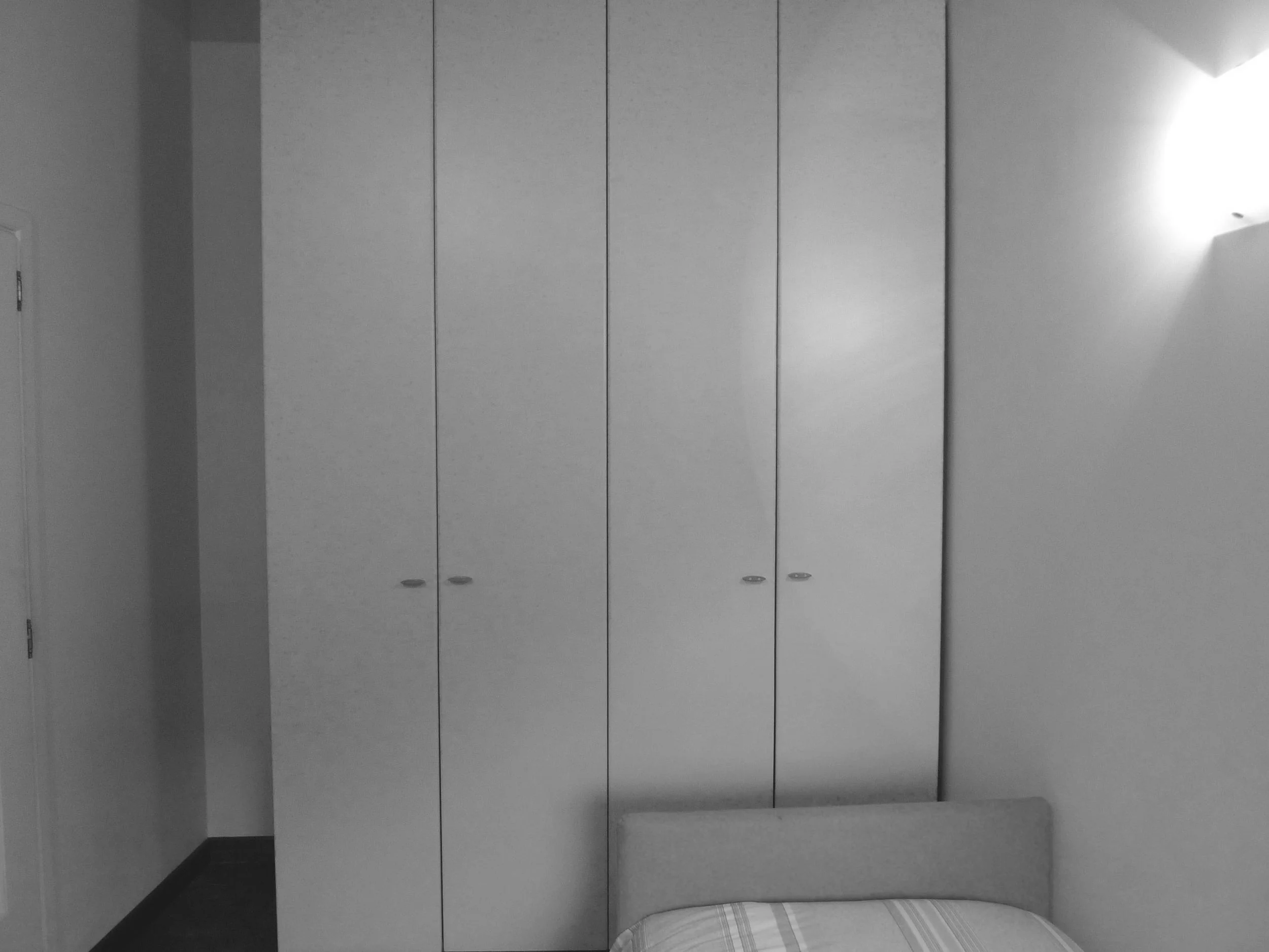 Camera da letto - Prima dell'intervento di ristrutturazione e restyling - Venezia