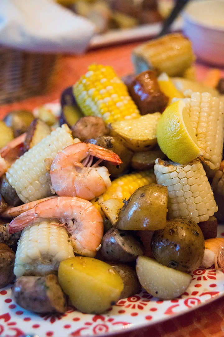 A good old Lowcountry boil...of COURSE!
