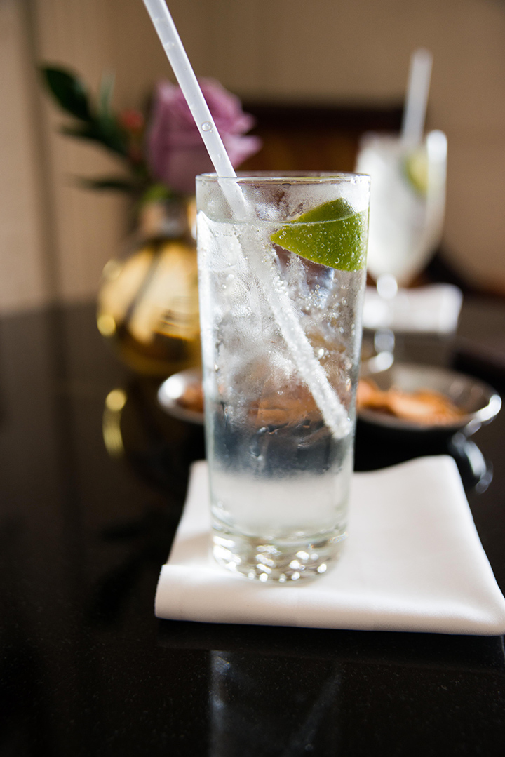 Our fancy evening cocktails.