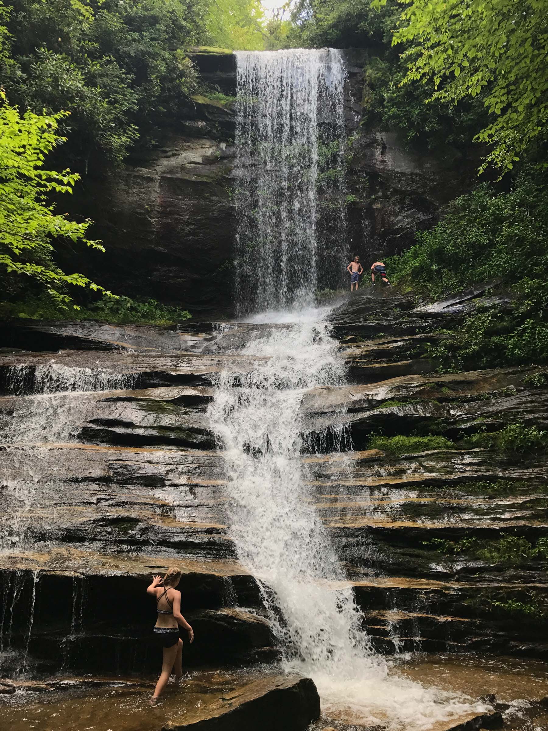 Raven Rock Falls. Lake Toxaway, NC