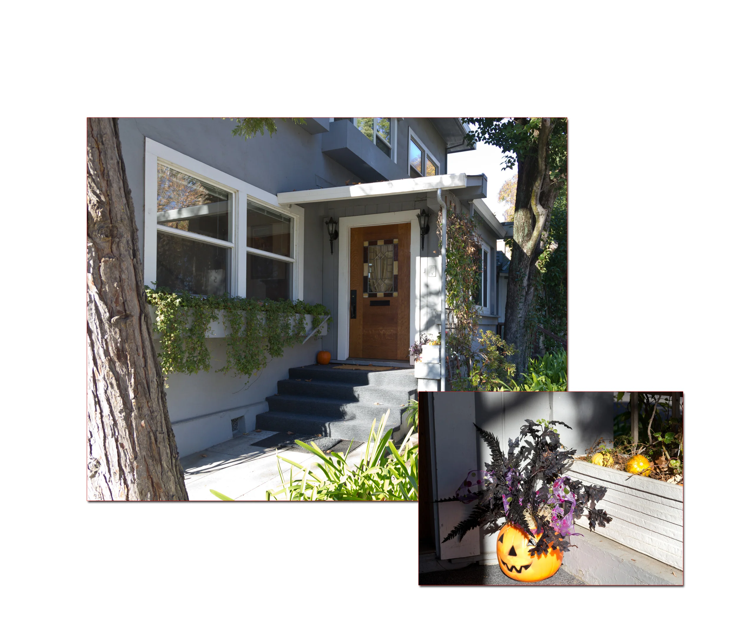 This large and welcoming home was remodeled several times and shows evidence of different periods and styles. It's predominant style is craftsman. The living room and kitchen have been opened up, creating attractive and comfortable living spaces.