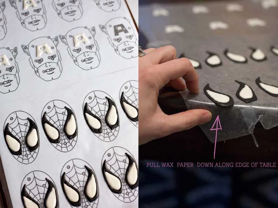 Royal icing transfer time.