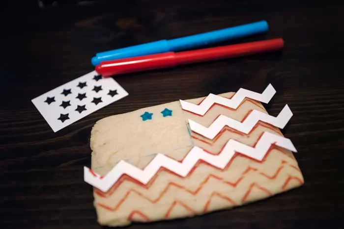 Using chevron pattern.